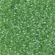 Miyuki delica beads 15/0 - Transparent lime luster DBS-1226